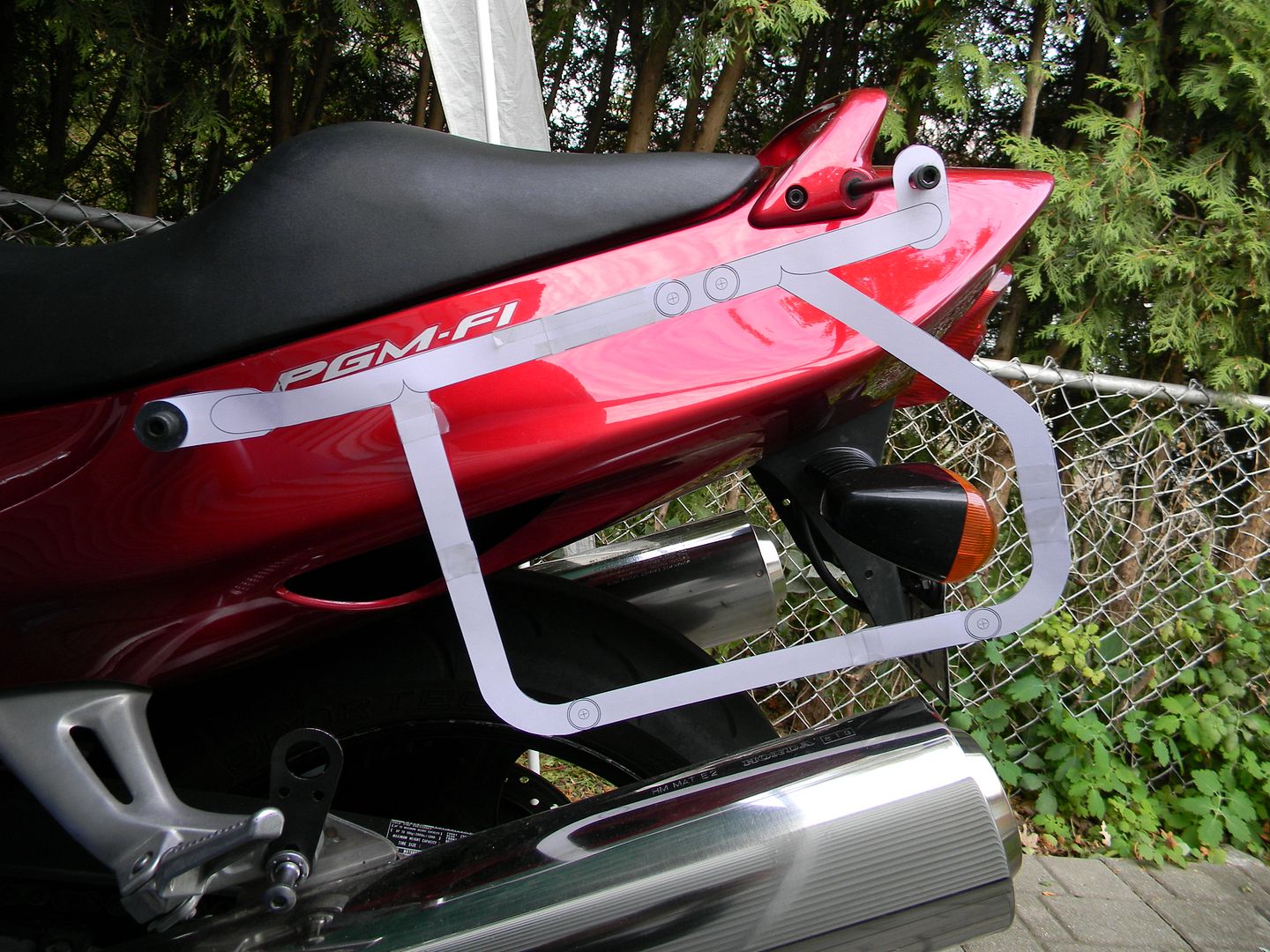 honda blackbird panniers